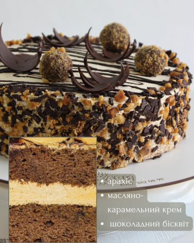 Торт "Шоколадно-горіховий"